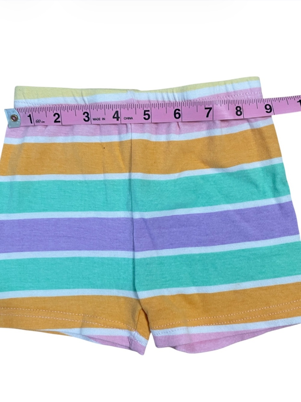 Bluey and Bingo Short Pajama Set - Pastel Striped Shorts - Picture 7 of 9